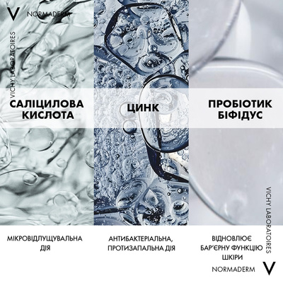 Гель Vichy Normaderm Intensive Purifying для глубокой очистки жирной, подверженной недостаткам кожи лица и тела, 400 мл