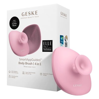Щетка для тела GESKE 4 в 1, Розовая
