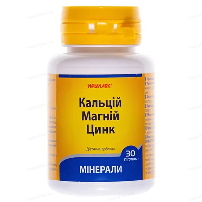 Кальцій-Магній-Цинк таблетки №30 во флак.