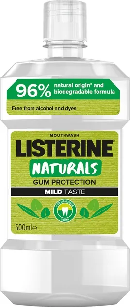 Ополіскувач для порожнини рота Listerine Naturals з ефірними оліями, 500 мл