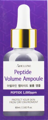 Ампула-сироватка для обличчя Adelline Peptide Volume Ampoule пептидна, 80 мл