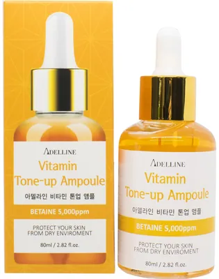 Ампула-сироватка для обличчя Adelline Vitamin Tone-Up Ampoule для сяйва шкіри з вітамінами, 80 мл