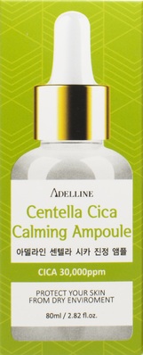 Ампула-сыворотка для лица Adelline Cica Calming Ampoule питательная и успокаивающая с центеллой, 80 мл