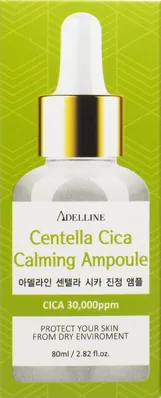 Ампула-сироватка для обличчя Adelline Cica Calming Ampoule живильна та заспокійлива з центелою, 80 мл