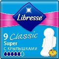 Прокладки гігієнічні Libresse Classic Ultra Clip Super Dry, 9 шт