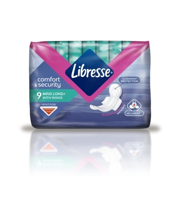 Прокладки гігієнічні Libresse Maxi Long+, 9 шт