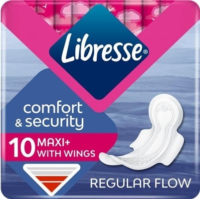 Прокладки гигиенические Libresse Maxi+, 10 шт