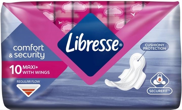Прокладки гігієнічні Libresse Maxi+, 10 шт