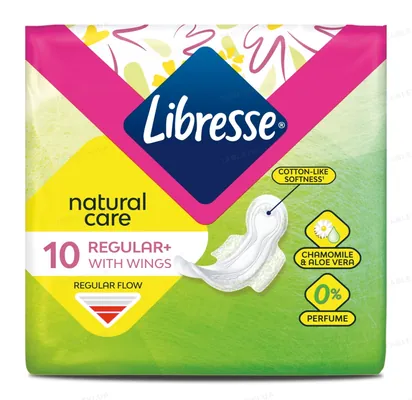 Прокладки гігієнічні Libresse Natural Care Ultra Normal, 10 шт