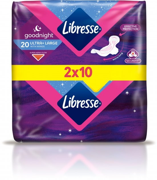 Прокладки гигиенические Libresse Goodnight Ultra, 20 шт