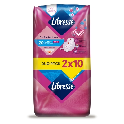 Прокладки гигиенические Libresse Ultra+ Deo, 20 шт