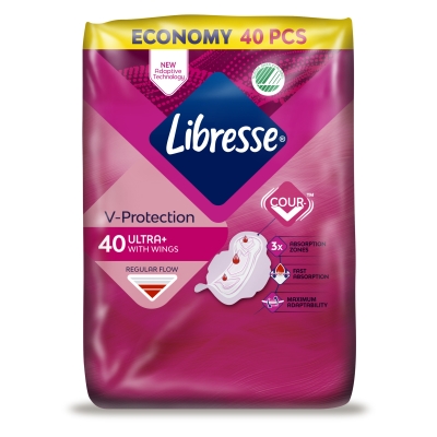 Прокладки гигиенические Libresse Ultra+, 40 шт