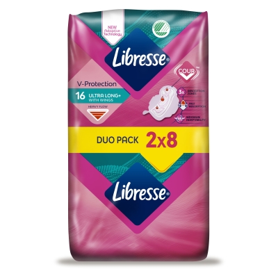 Прокладки гигиенические Libresse Ultra Long+, 16 шт