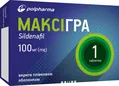 Максігра таблетки, в/плів. обол. по 100 мг №1