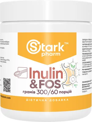 Пребіотик Stark Pharm Stark Inulin & Fos Prebiotic Complex, 300 г