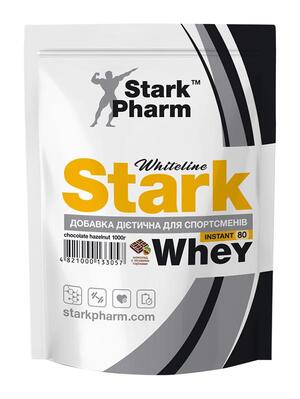 Сироватковий протеїн Stark Pharm Stark Whey 80 смак шоколад з лісовими горіхами, 1000 г