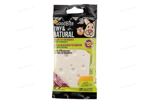 Іграшка жувальна для гризунів Ferplast GOODB TIN & NAT BAG CHEESE