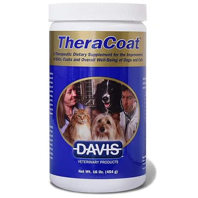 Добавка Davis TheraCoat для шерсті собак та котів, 454 г