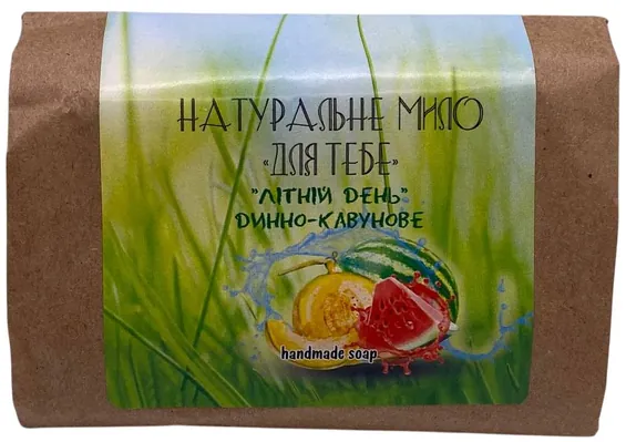 Мило натуральне Фіторія Для тебе Літній день Динно-кавунове, 110 г