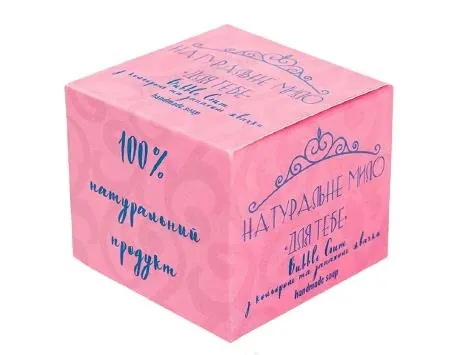 Мило натуральне Фіторія Для тебе Bubble Gum з кольором та запахом жвачки, 110 г