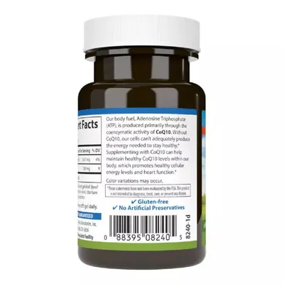 Коензим Q10 Carlson Labs CoQ10 100 мг, 30 гелевих капсул