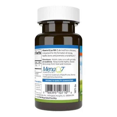 Вітамін K2 МК-7 Carlson Labs Vitamin K2 (MK-7) 90 мкг, 60 капсул