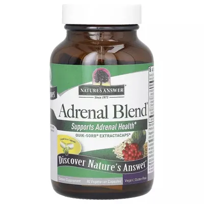 Здоров'я надниркових залоз Nature's Answer Adrenal Blend вег. капсули №90