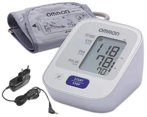 Тонометр Omron M2 Basic HEM-7121-ARU автоматичний з мережевим адаптером