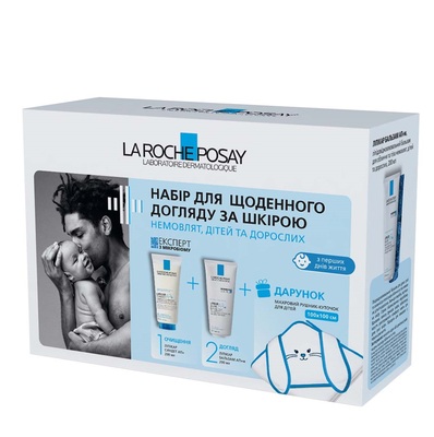 Набор La Roche-Posay Lipikar для ежедневного ухода за кожей младенцев, детей и взрослых