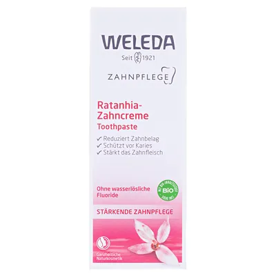 Зубна паста Weleda Ratanhia Ратанія, 75 мл