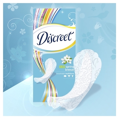 Прокладки щоденні Discreet Deo Spring Breeze Multiform, 100 штук
