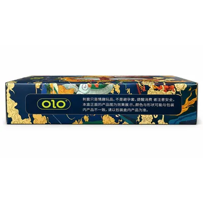 Презерватив OLO Kirin Dragon ультратонкі з вусиками та кулькою + Лубрикант на водній основі
