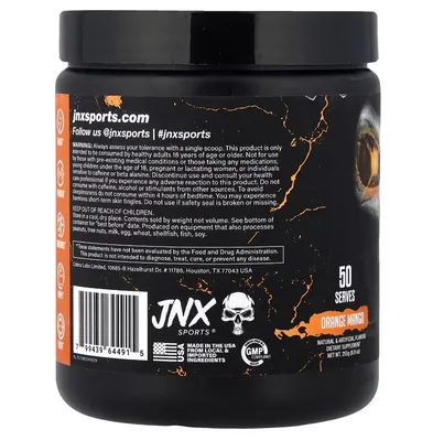 Передтренувальний комплекс JNX Sports The Curse апельсин та манго, 250 г