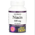 Ніацин Natural Factors Niacin No Flush 500 мг, 90 капсул