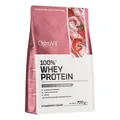 Протеїн сироватковий концентрат OstroVit 100% Whey Protein полуничний крем, 700 г