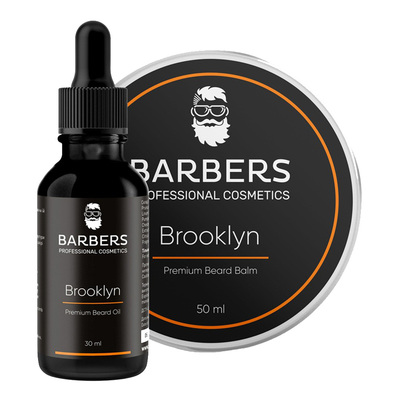 Набір Barbers Brooklyn для догляду за бородою, 80 мл