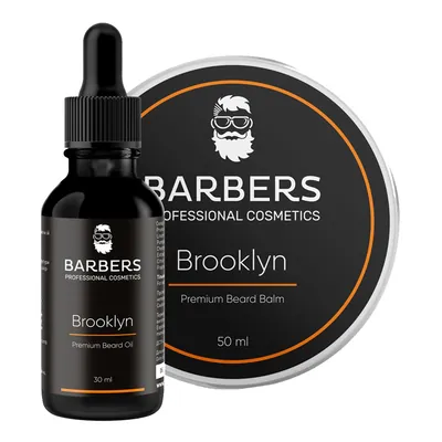 Набір Barbers Brooklyn для догляду за бородою, 80 мл