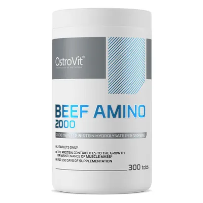 Амінокислоти OstroVit Beef Amino 2000 мг, 300 таблеток