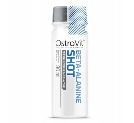Бета-аланін OstroVit Beta-Alanine Shot вишня-лимон-лайм, 80 мл