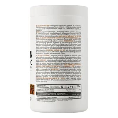 Колаген та вітамін С OstroVit Collagen + Vitamin C кола та ром, 400 г