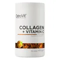 Колаген та вітамін С OstroVit Collagen + Vitamin C кола та ром, 400 г