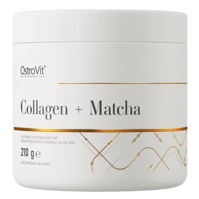 Колаген та матча OstroVit Collagen + Matcha, 210 г