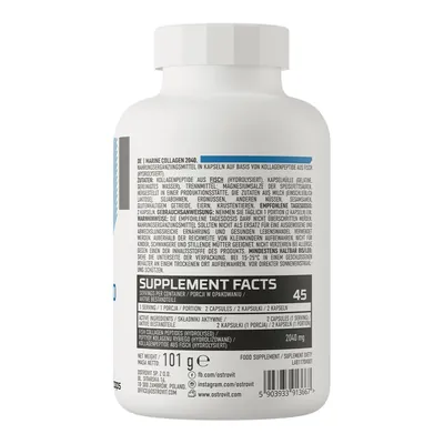 Колаген морський OstroVit Marine Collagen 2040, 90 капсул
