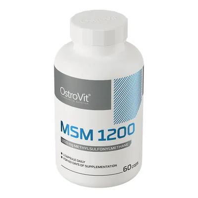 Метилсульфонілметан OstroVit MSM 1200, 60 капсул