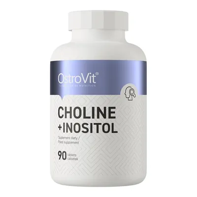 Холін та інозитол OstroVit Choline + Inositol, 90 таблеток