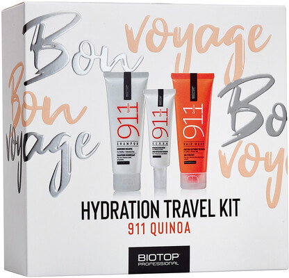 Набор Biotop 911 Quinoa Travel Kit (шампунь 75 мл + маска 75 мл + серум 30 мл)