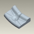 Подушка ортопедическая Nosco Anatomic MED 17001 с эффектом памяти