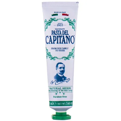 Зубна паста Pasta del Capitano 1905 з екстрактами трав, 75 мл