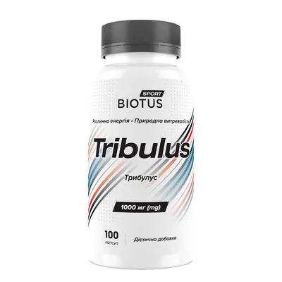 Трибулус Biotus Tribulus, 100 капсул