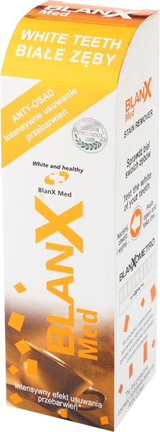 Зубная паста BlanX Med интенсивное удаление пятен, 75 мл
